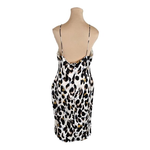 Superdown NWT Fierra Midi Dress Leopard Print Sz L - Picture 8 of 13